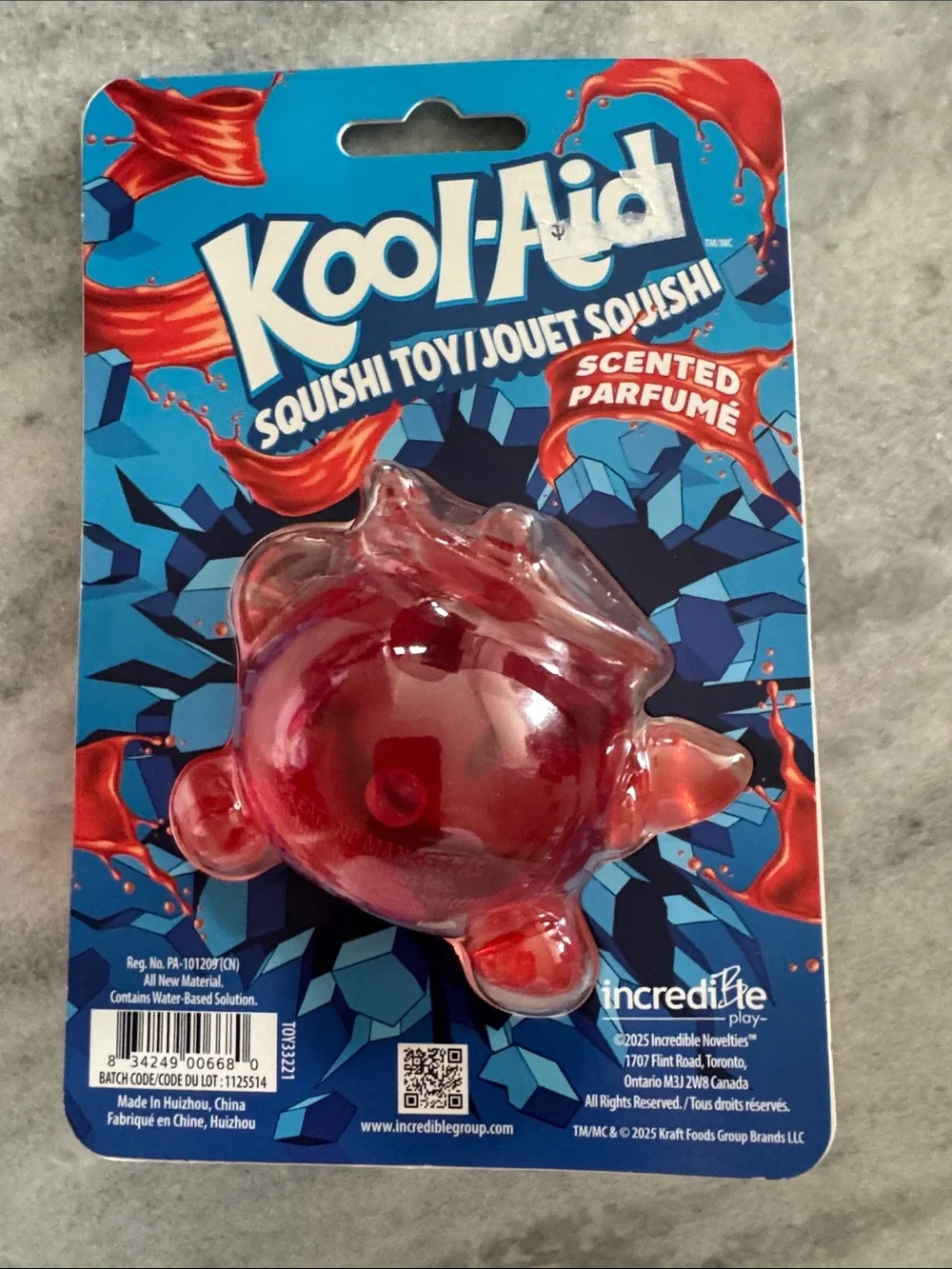 Scented Squishi Kids Toy - Red - Picture 2 of 2